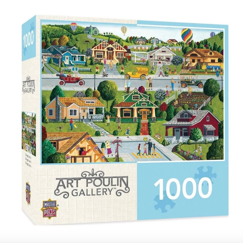 Hometown Gallery Bungalowville 1000 Piece Puzzle